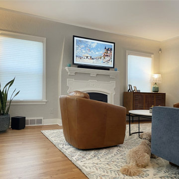 Living Room Remodel | View Ridge Seattle | Amazing Blinds by Armi