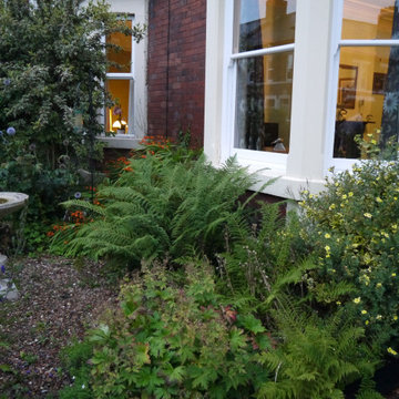 elmfield gardens -Victorian Terrace-Back Yard to Courtyard Garden & Front Garden