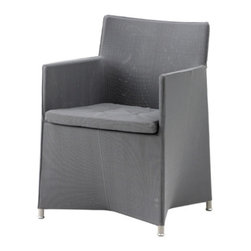 Diamond Dining Chair Tex Grey - Outdoor Dining Chairs