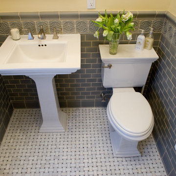 Winchester Traditional Kitchen and Half Bath remodel
