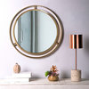 24"D Deluxe Round Mirror, Golden