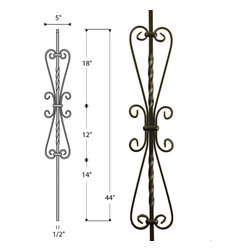 Scroll Iron Balusters - Products