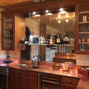 Englewood - Antique Mirror Backsplash