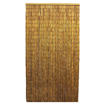 Master Garden Products Natural Beaded Bamboo Curtain, 36x78"