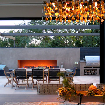 Modern garden on Crest