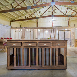 XL Double Kennel with Drawers - Dog Kennels And Crates
