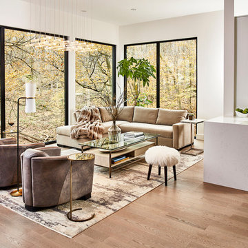 Living Room | Nostalgia | Authentik | Red Oak | Wire Brushed