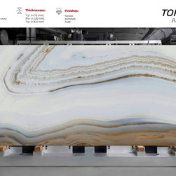 Agata Blu - Large Format Slab - Kitchen Countertops