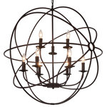 CWI LIGHTING - CWI LIGHTING 5464P32DB-9 9 Light Up Chandelier with Brown finish - CWI LIGHTING 5464P32DB-9 9 Light Up Chandelier with Brown finishThis breathtaking 9 Light Up Chandelier with Brown finish is a beautiful piece from our Arza Collection. With its sophisticated beauty and stunning details, it is sure to add the perfect touch to your décor.Collection: ArzaCollection: BrownMaterial: Metal (Stainless Steel)Hanging Method / Wire Length: Comes with 120" of chainDimension(in): 34(H) x 32(Dia)Max Height(in): 106Bulb: (9)60W E12 Candelabra Base(Not Included)CRI: 80Voltage: 120Certification: ETLInstallation Location: DRYOne year warranty against manufacturers defect.