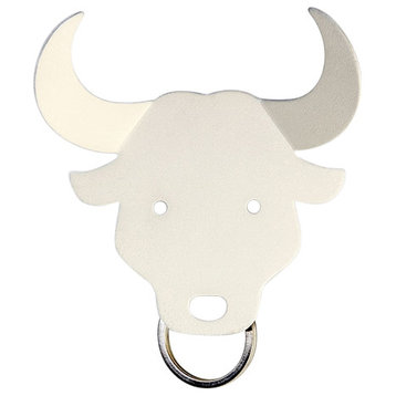 Bull Accessory and Key Holder, White