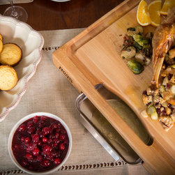John Boos Newton Prep Master with Juice Groove and Pan - Cutting Boards