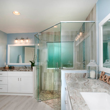 Lawrenceville, GA Master Bathroom Remodel November 2017