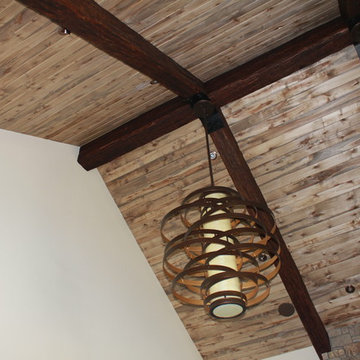 Black tea stained ceiling