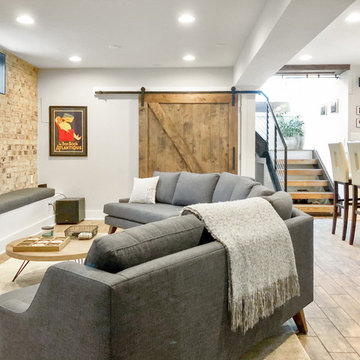 Rear Staircase Addition w/Kitchen and Basement Remodeling