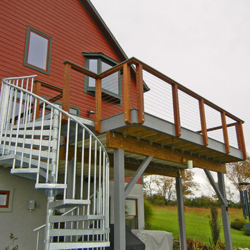 Ipe Cable Deck Railing