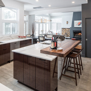 Contemporary Refinement Kitchen Design | Astro Design | Ottawa, Canada