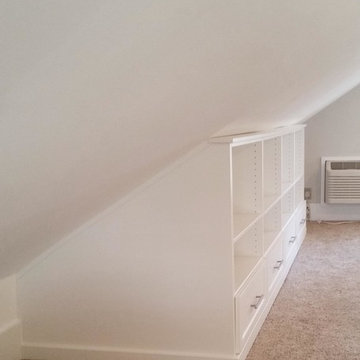 Adjustable Attic Built-In Storage