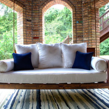 Outdoor Custom Twin or Crib Mattress Bed Porch Swing Daybeds