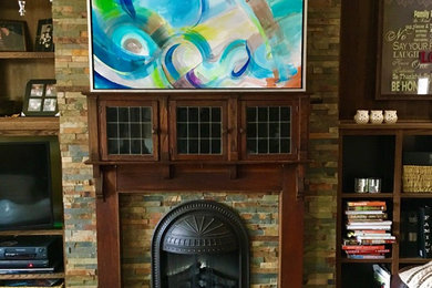 Custom painting for Craftsman-style home in Elmira, ON, Canada