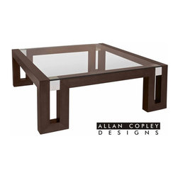 ACD-30504-015-G Calligraphy Square Cocktail - Coffee Tables