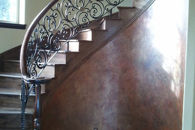 Example of a tuscan staircase design in Other