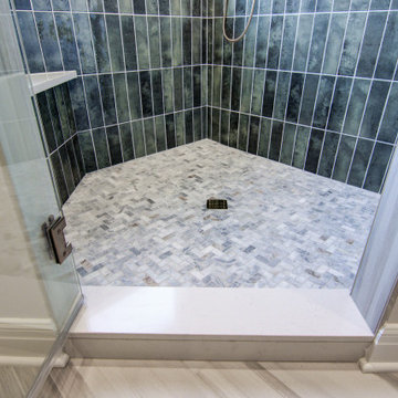 Primary Bathroom Remodel with Tub Removal & Shower Relocation