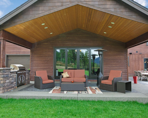 Patio Design Ideas, Remodels & Photos with Stamped Concrete | Houzz