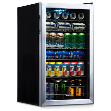 Newair 126-Can Stainless Steel Beverage Cooler