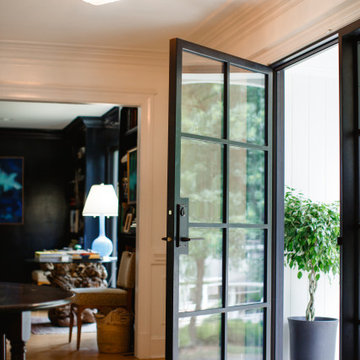 Slim Profile, Windowed Iron Door