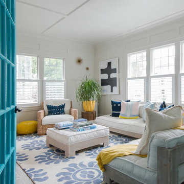 Beach Style Living Room