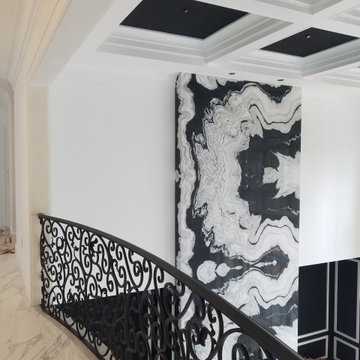 Custom Contemporary Home - Owings Mills, MD | Overlook to Living Room from Galle