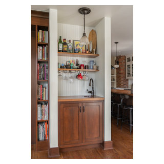 Craftsman Bungalow Restoration - Craftsman - Home Bar - Seattle - by ...