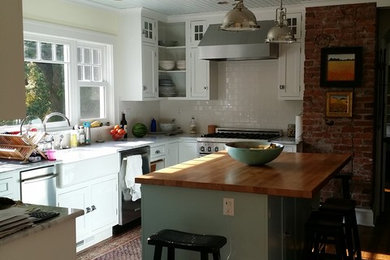 Inspiration for a cottage kitchen remodel in Other