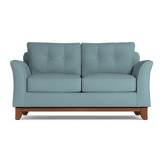 Marco Apartment Size Sofa, Cloud Velvet, 74"x37"x32"