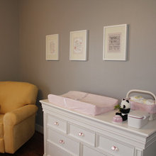 Pink and Gray Baby Girl Nursery
