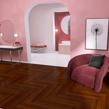 Die Macht der Farben: Schlafzimmer mit En-Suite Bad