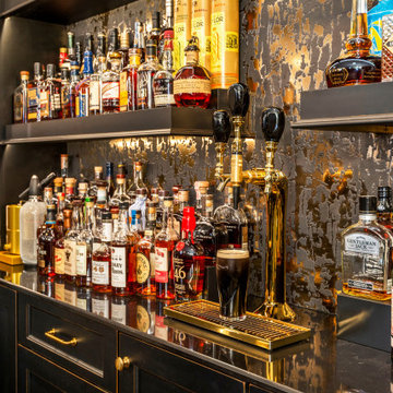 Fabulous Las Vegas-themed Home Bar and Lounged