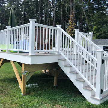 New pool deck and rear deck modifications