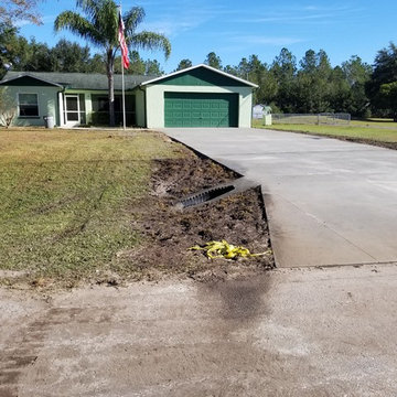 Driveway Replacement and Extension with Culvert