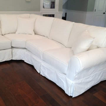 ROBIN STYLE - SLIPCOVERED CHABBY CHIC / POTTERY BARN LOOK