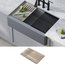 Bellucci Workstation 33" Farmhouse Apron Granite Composite Kitchen Sink MGR