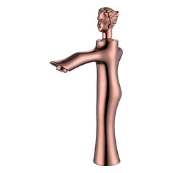 Montpellier Single Handle Rose Gold Faucet - Bathroom Sink Faucets