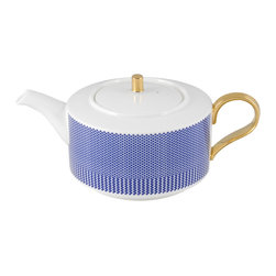 The New English - The New English Benday Cobalt Teapot - Teapots
