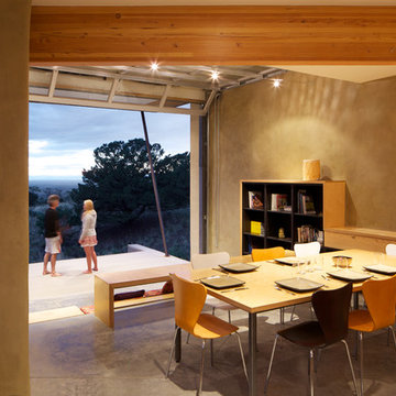 Strawbale Retreat Home Dining Room