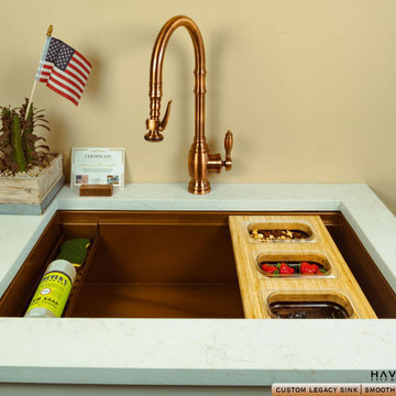 Custom Copper & Stainless Steel Sinks | Havens