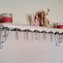 Bathroom - Wall Shelf with Towel Bar