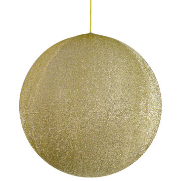 19.5" Tinsel Inflatable Christmas Ball Ornament Outdoor Decoration