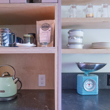 Exposed Edge Inset Coffee Bar
