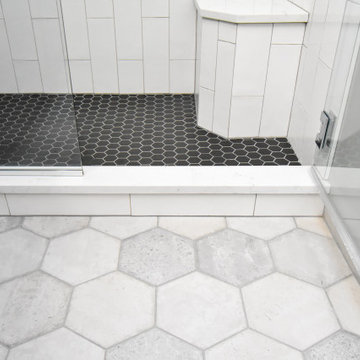 Master Bathroom Updated Layout and Shower