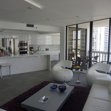 Kitchen & Living Room - After